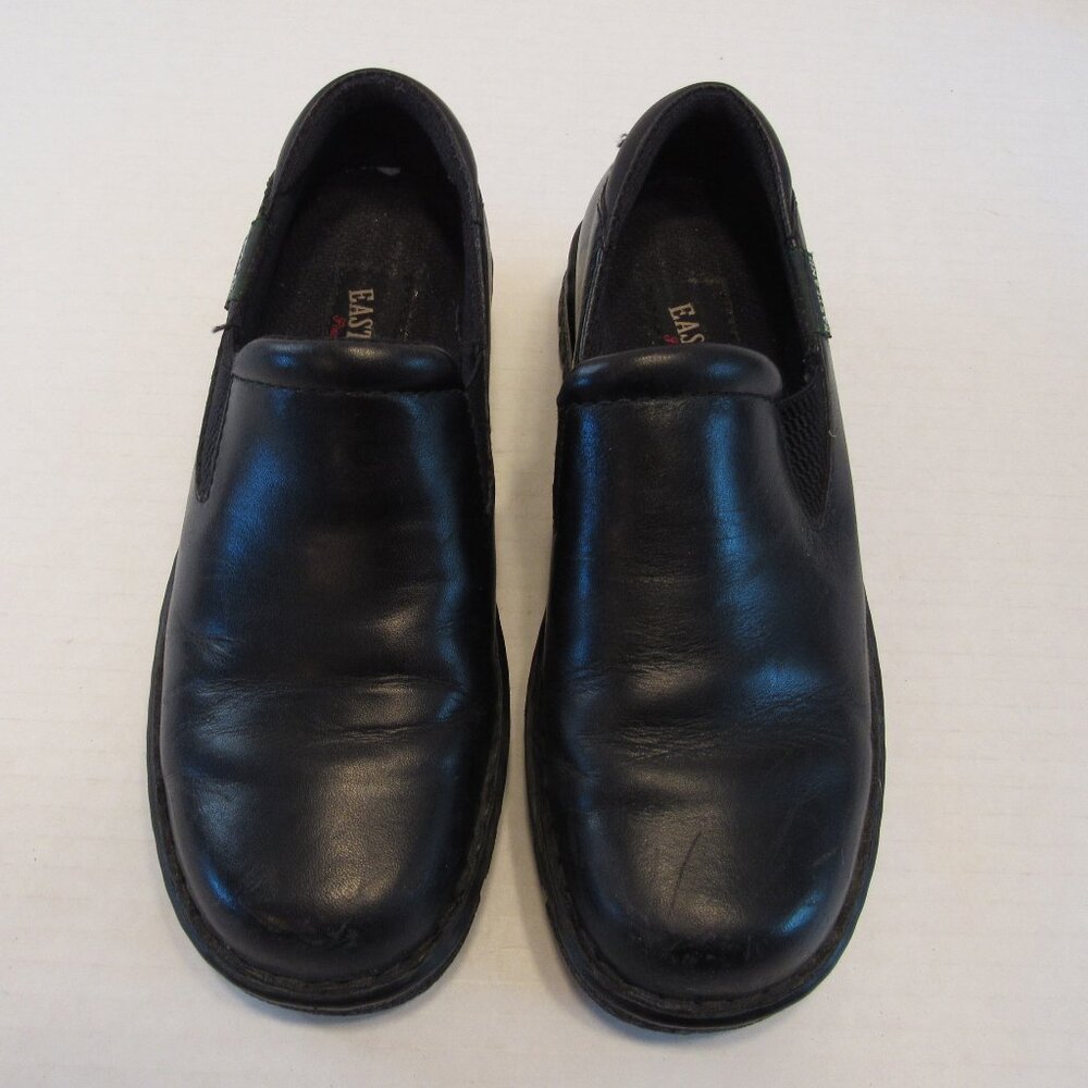Eastland Black Comfort Slip On Casual Leather Loafer Shoe Size 6M